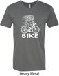 White Penguin Power Bike Mens V-Neck Shirt