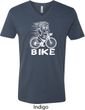 White Penguin Power Bike Mens V-Neck Shirt