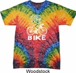 White Penguin Power Bike Tie Dye Shirt