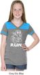 White Penguin Power Run Girls Football Shirt