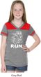 White Penguin Power Run Girls Football Shirt