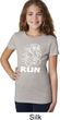White Penguin Power Run Girls Shirt