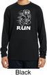 White Penguin Power Run Kids Dry Wicking Long Sleeve Shirt