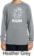 White Penguin Power Run Kids Dry Wicking Long Sleeve Shirt