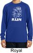 White Penguin Power Run Kids Dry Wicking Long Sleeve Shirt