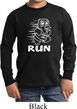 White Penguin Power Run Kids Long Sleeve Shirt