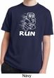 White Penguin Power Run Kids Moisture Wicking Shirt