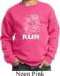 White Penguin Power Run Kids Sweat Shirt