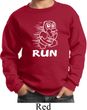 White Penguin Power Run Kids Sweat Shirt
