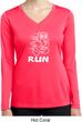 White Penguin Power Run Ladies Dry Wicking Long Sleeve Shirt