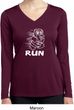 White Penguin Power Run Ladies Dry Wicking Long Sleeve Shirt