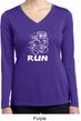 White Penguin Power Run Ladies Dry Wicking Long Sleeve Shirt