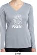 White Penguin Power Run Ladies Dry Wicking Long Sleeve Shirt