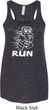 White Penguin Power Run Ladies Flowy Racerback Tanktop
