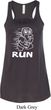 White Penguin Power Run Ladies Flowy Racerback Tanktop