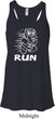 White Penguin Power Run Ladies Flowy Racerback Tanktop