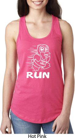 White Penguin Power Run Ladies Ideal Tank Top