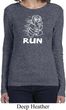 White Penguin Power Run Ladies Long Sleeve Shirt