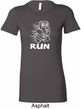 White Penguin Power Run Ladies Longer Length Shirt