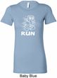 White Penguin Power Run Ladies Longer Length Shirt