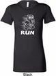 White Penguin Power Run Ladies Longer Length Shirt
