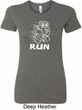 White Penguin Power Run Ladies Longer Length Shirt