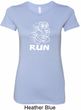 White Penguin Power Run Ladies Longer Length Shirt