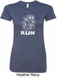 White Penguin Power Run Ladies Longer Length Shirt