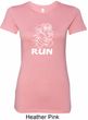 White Penguin Power Run Ladies Longer Length Shirt