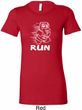 White Penguin Power Run Ladies Longer Length Shirt