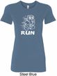White Penguin Power Run Ladies Longer Length Shirt