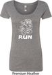 White Penguin Power Run Ladies Scoop Neck Shirt