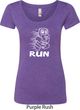 White Penguin Power Run Ladies Scoop Neck Shirt
