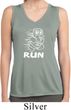 White Penguin Power Run Ladies Sleeveless Moisture Wicking Shirt