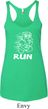 White Penguin Power Run Ladies Tri Blend Racerback Tank Top