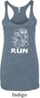 White Penguin Power Run Ladies Tri Blend Racerback Tank Top
