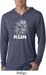 White Penguin Power Run Lightweight Hoodie Shirt