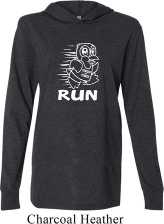White Penguin Power Run Lightweight Hoodie Tee