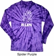 White Penguin Power Run Long Sleeve Tie Dye Shirt