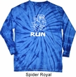 White Penguin Power Run Long Sleeve Tie Dye Shirt