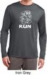 White Penguin Power Run Mens Dry Wicking Long Sleeve Shirt