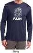 White Penguin Power Run Mens Dry Wicking Long Sleeve Shirt