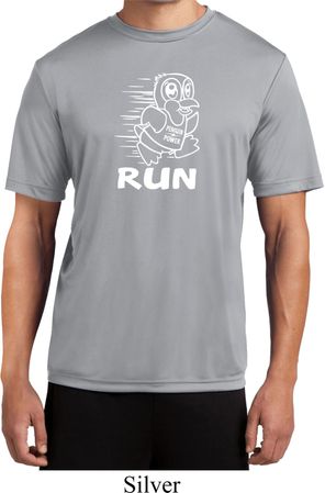 White Penguin Power Run Mens Moisture Wicking Shirt