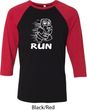 White Penguin Power Run Mens Raglan Shirt