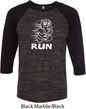 White Penguin Power Run Mens Raglan Shirt