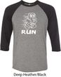 White Penguin Power Run Mens Raglan Shirt
