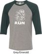 White Penguin Power Run Mens Raglan Shirt