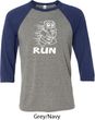 White Penguin Power Run Mens Raglan Shirt