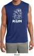 White Penguin Power Run Mens Sleeveless Moisture Wicking Shirt