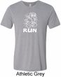 White Penguin Power Run Mens Tri Blend Crewneck Shirt